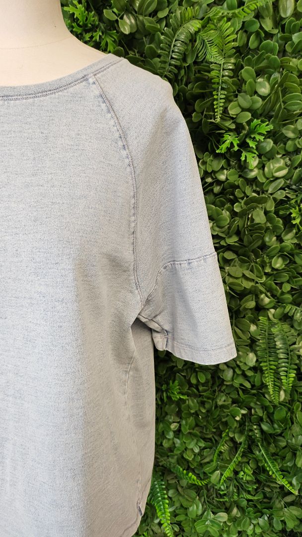 Seed Washed Blue Casual Top (12)