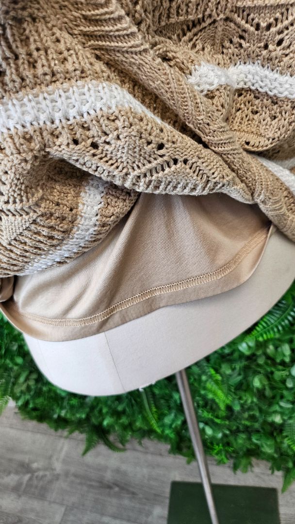 Lauren Conrad Taupe Knit Vest (12-14)