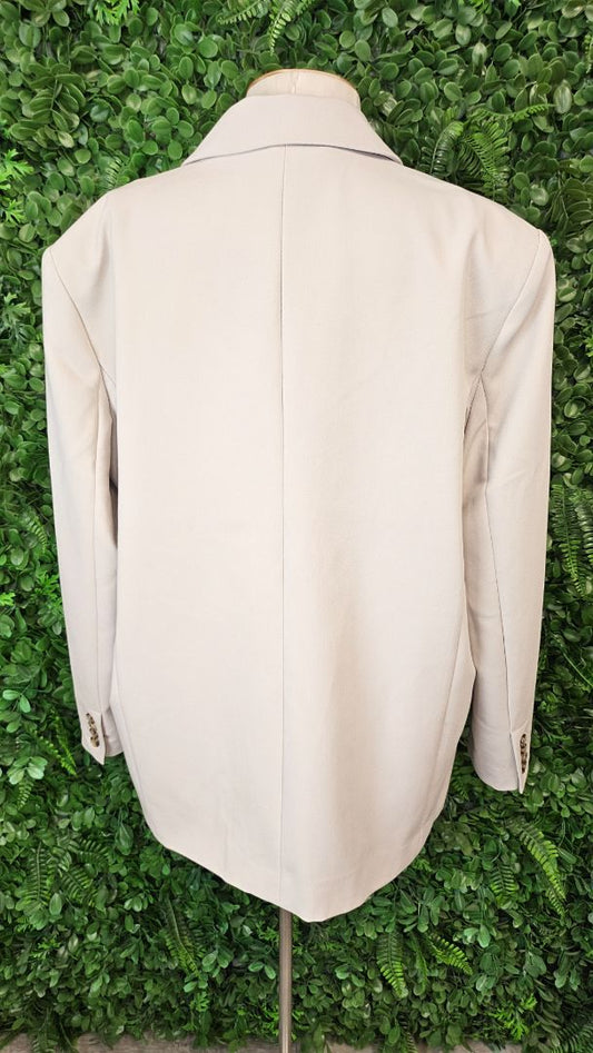 Abercrombie & Fitch Putty Boyfriend Blazer (16-18)