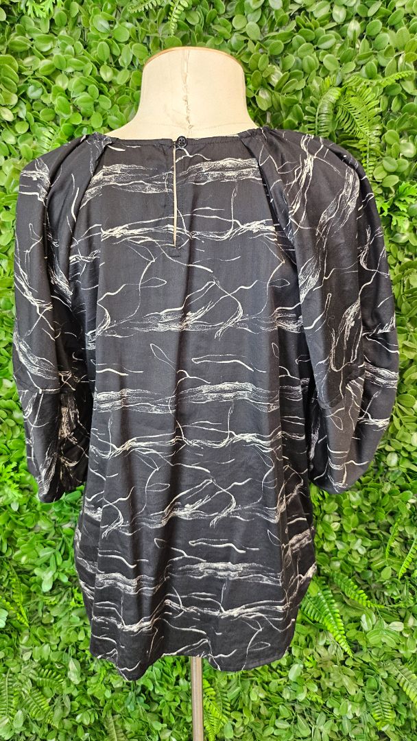Loughlin Marble Puff Sleeve Top (10)