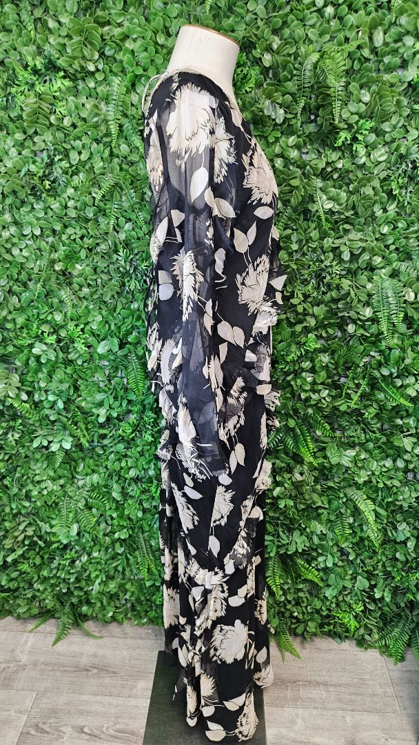 Warehouse Print Kara Rose Dress BNWT (8-10)