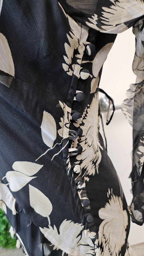 Warehouse Print Kara Rose Dress BNWT (8-10)