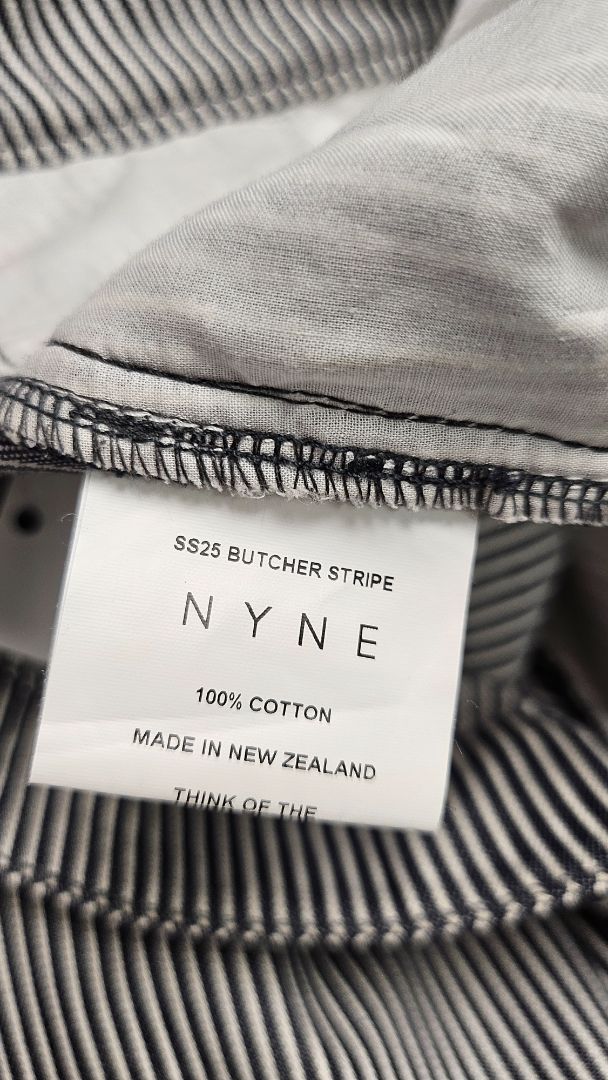 Nyne Pinstripe Wide Leg Pant (10)
