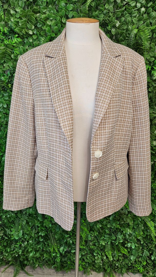 Kasper Natural Textured Blazer (18)