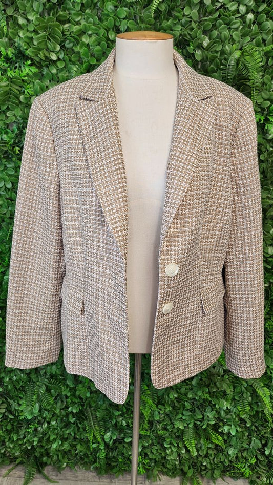 Kasper Natural Textured Blazer (18)