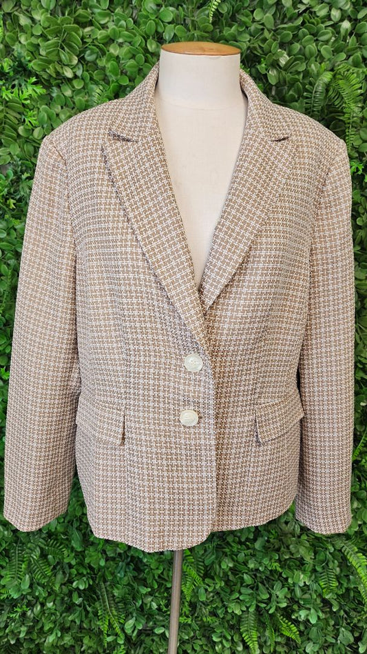 Kasper Natural Textured Blazer (18)