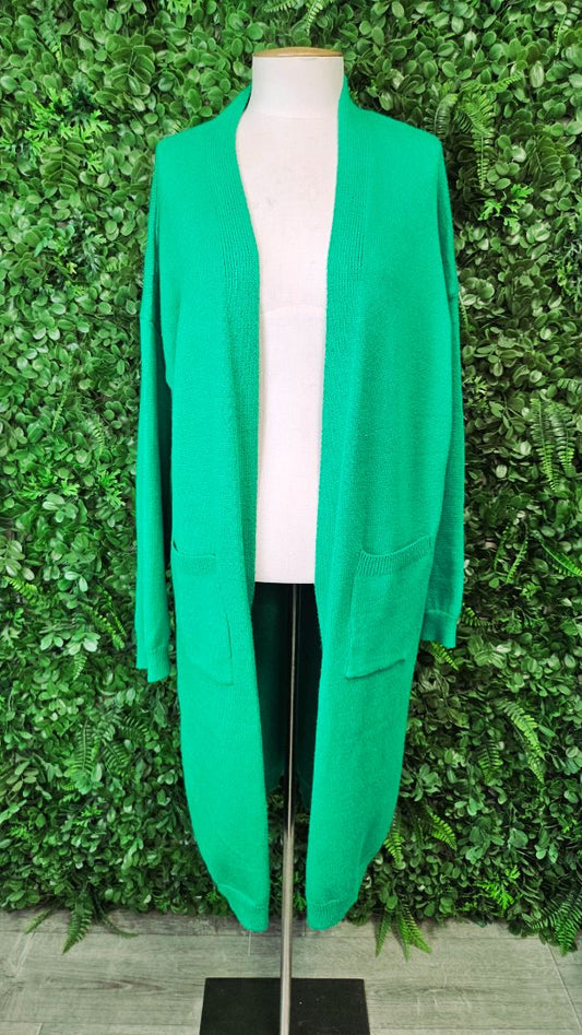Bee Madison Green Longline Cardigan (18-20)
