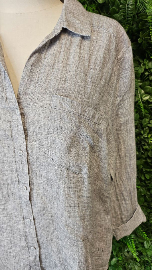 Max Grey Linen Shirt (10)