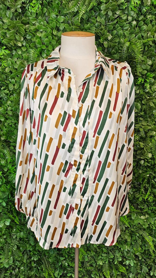 Drama The Label Retro Print Retro Print Shirt (10-12)