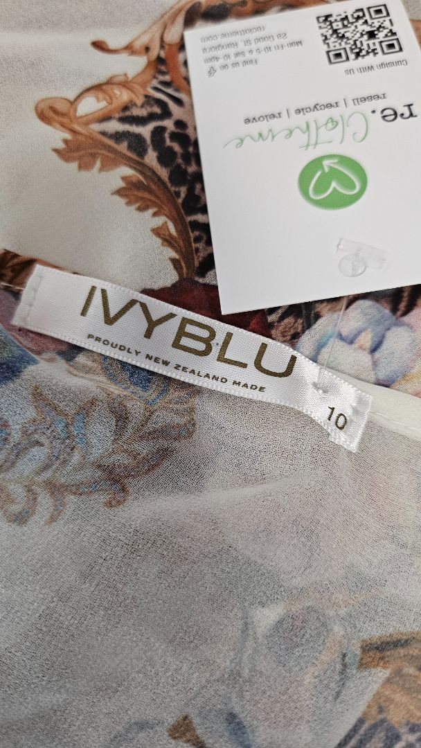 Ivyblu Print Oversized Top (10-12)