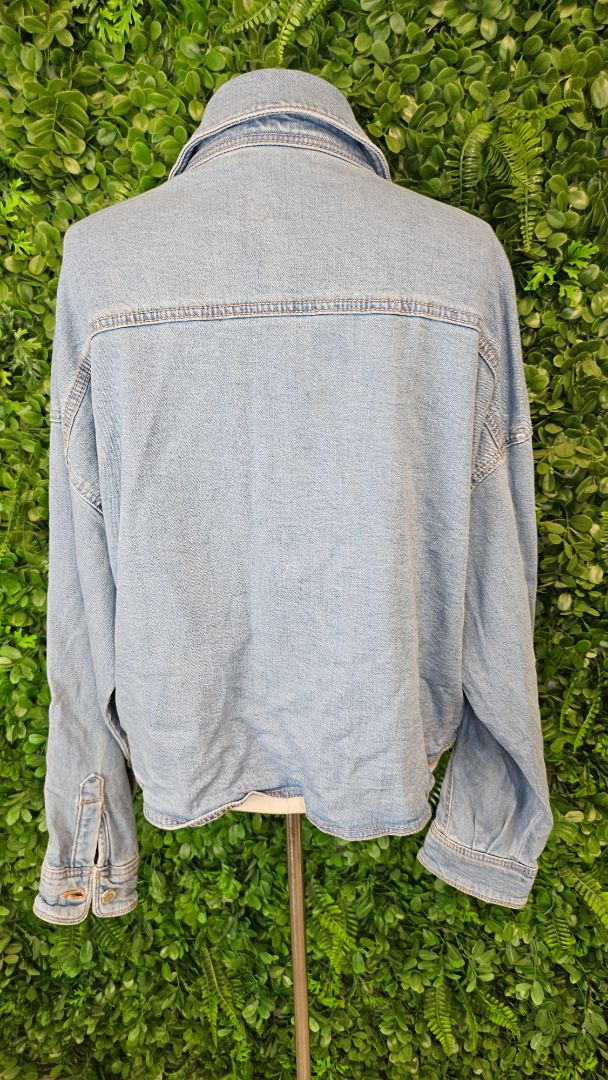 Oat Blue Oversized Denim Jacket (14-16)