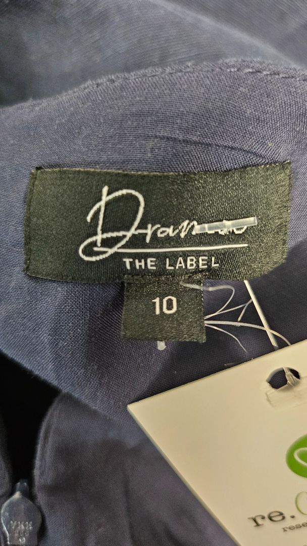 Drama The Label Navy Twist Dress (10)
