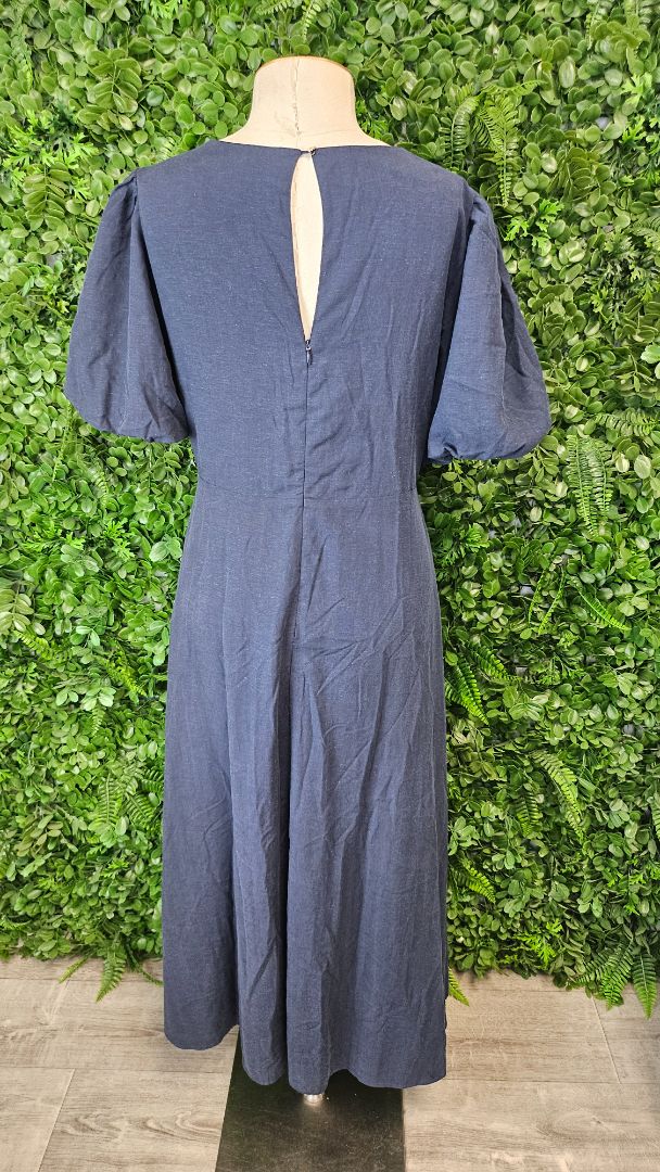 Drama The Label Navy Twist Dress (10)