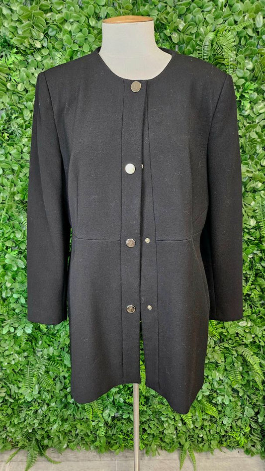 Zara Black Longline Coat (14)