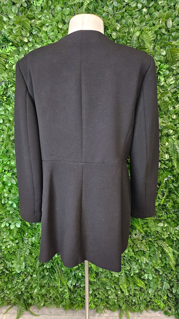 Zara Black Longline Coat (14)