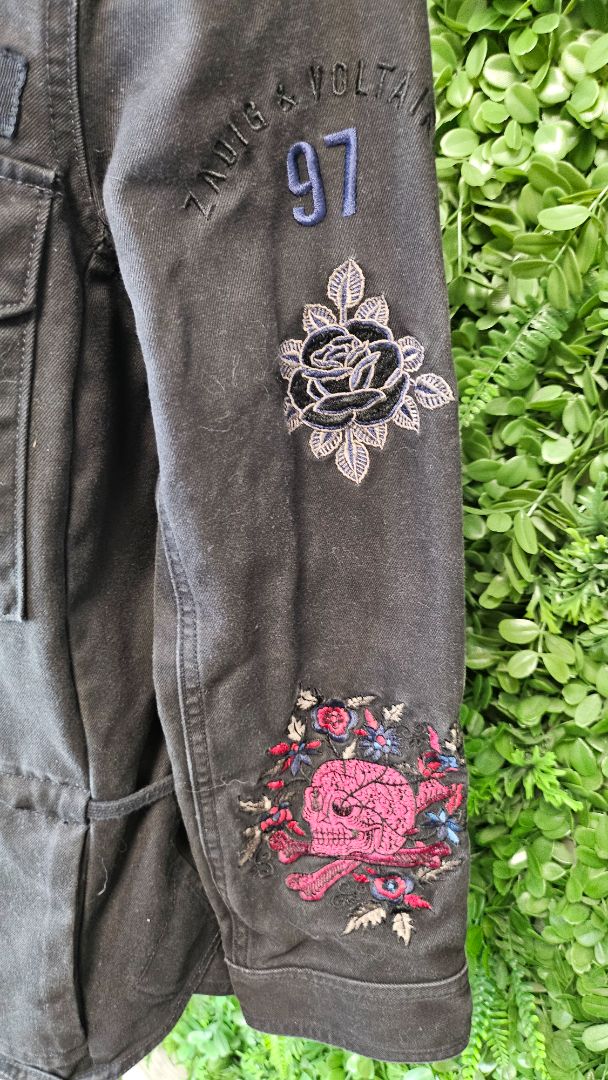 Zadig & Voltaire Black Cargo jacket (10)