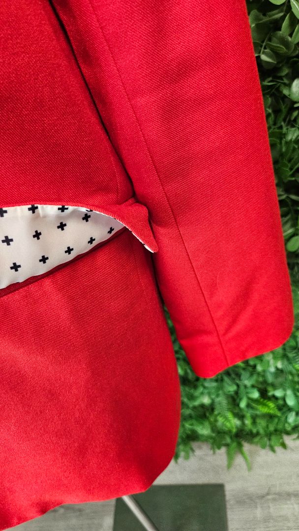 Stella+Gemma Red Boyfriend Blazer (8-10)
