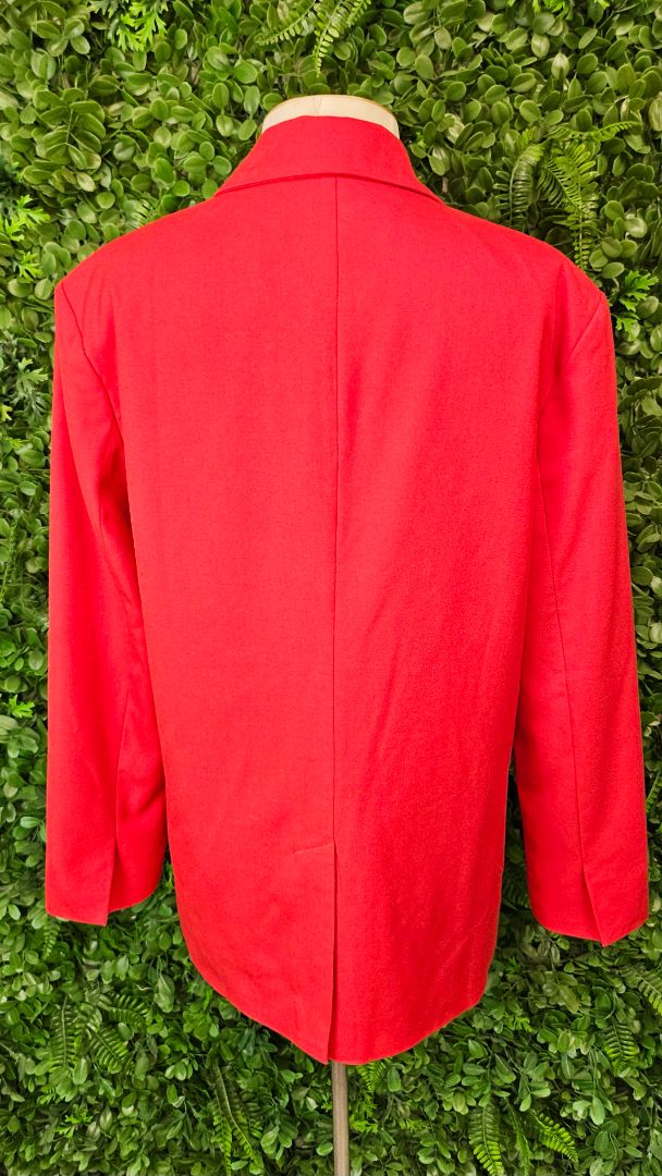 Stella+Gemma Red Boyfriend Blazer (8-10)