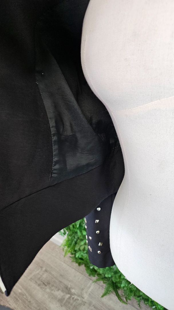 Denny Rose Black Stud Star Jacket (10)