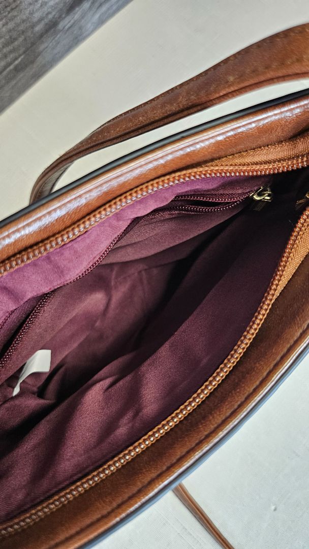 Unknown Black/Brown Crossbody Bag (20cmx19x7cm)