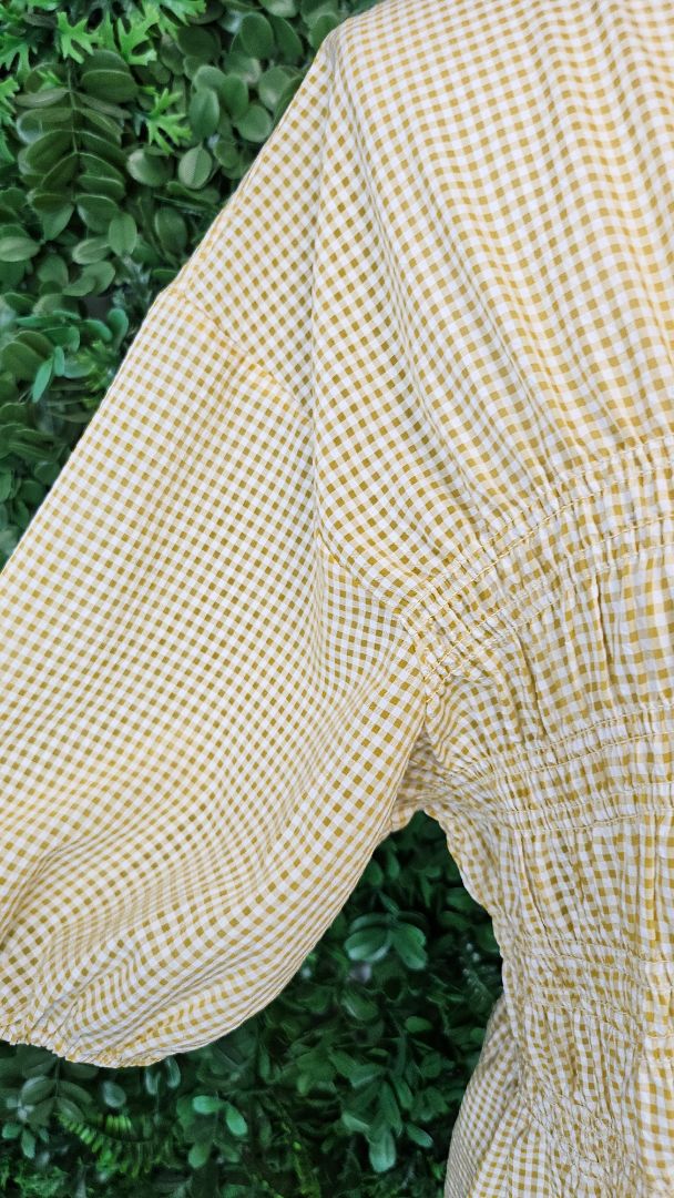 Billie The Label Yellow Shirred Top (16)