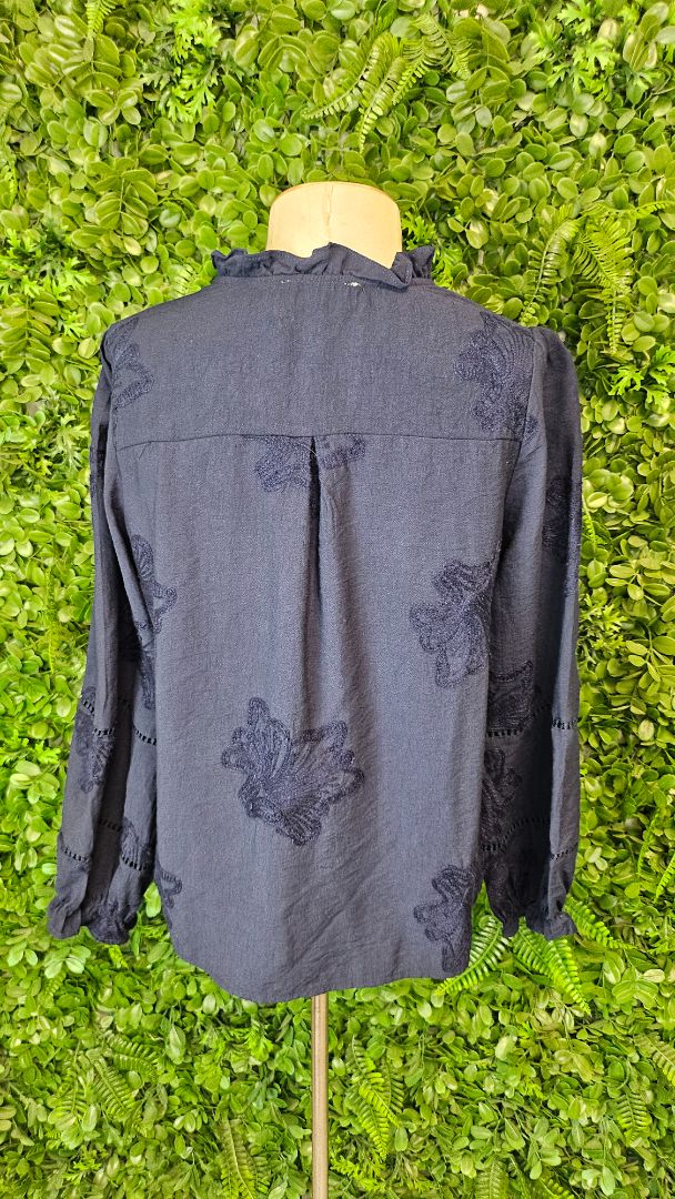 InApril1986 Navy Embroidered Shirt (12)