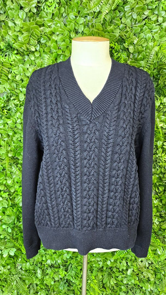 Charlie Jane Ink Cable Knit (12-14)