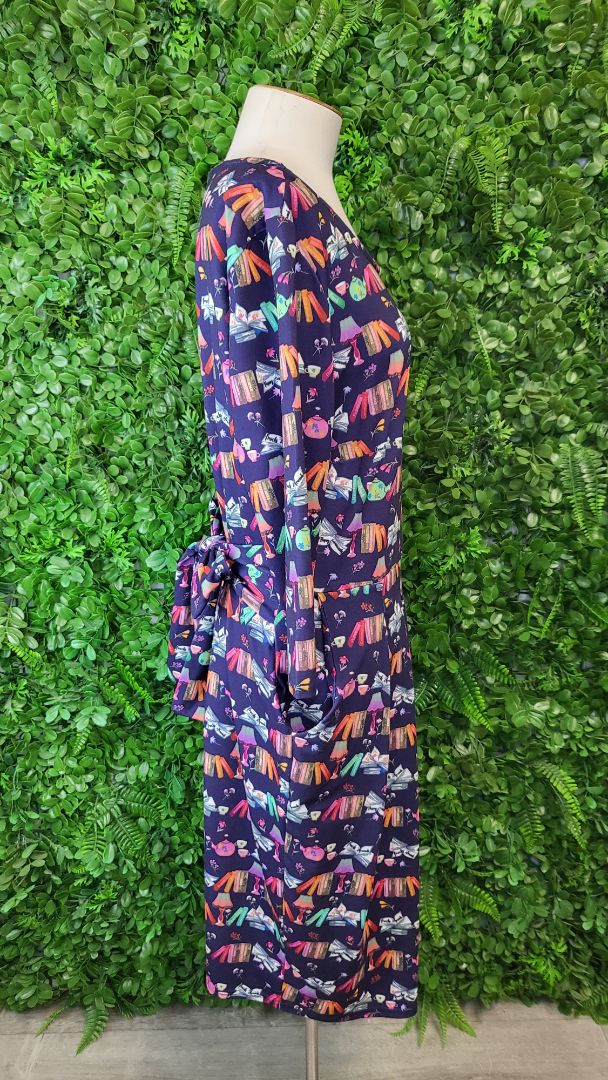 Popsy Print Book Dress BNWT (18)