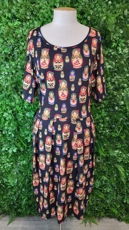Popsy Print Nesting Doll Dress BNWT (18)