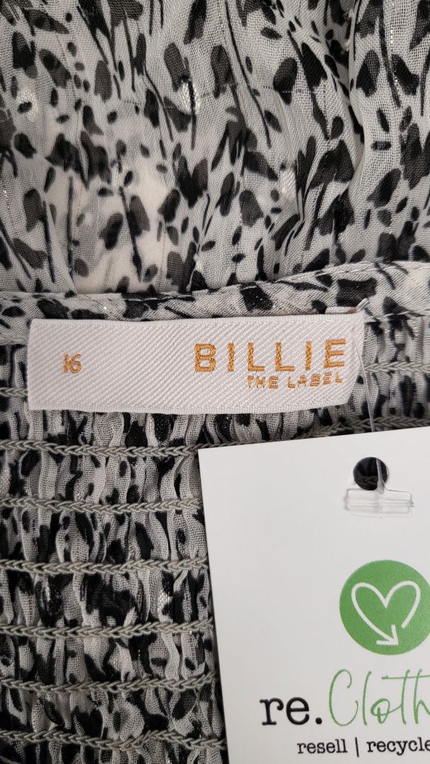 Billie The Label Pattern Shirred Top (16)