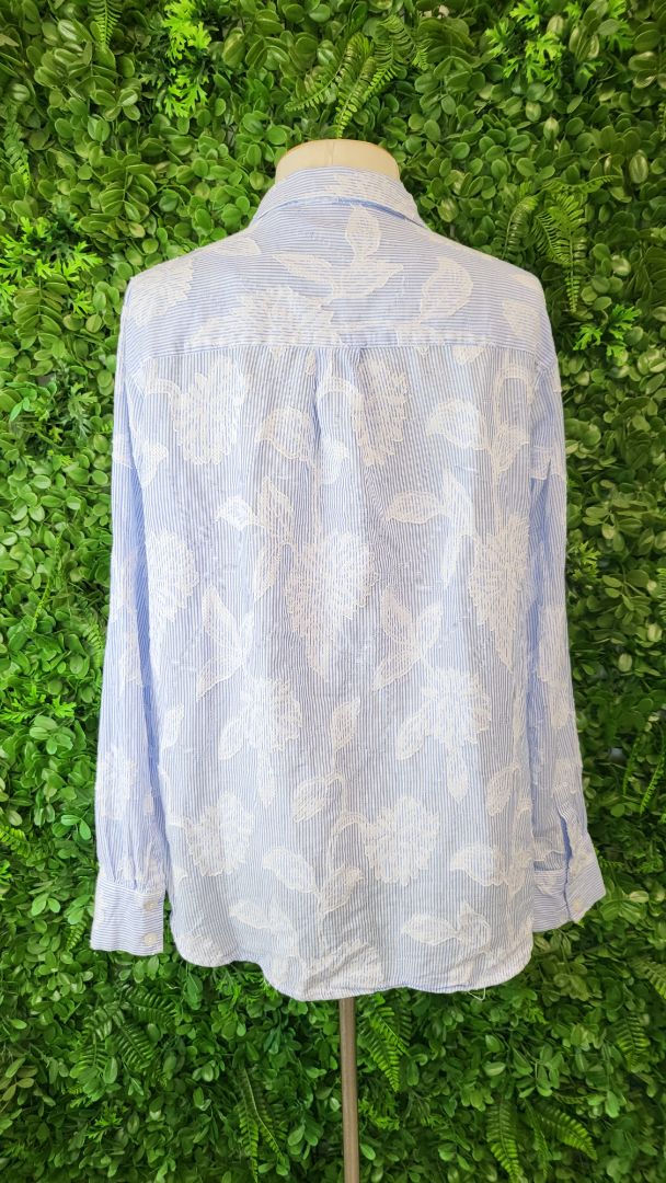 Betty Basics Blue Stripe Shirt (12)