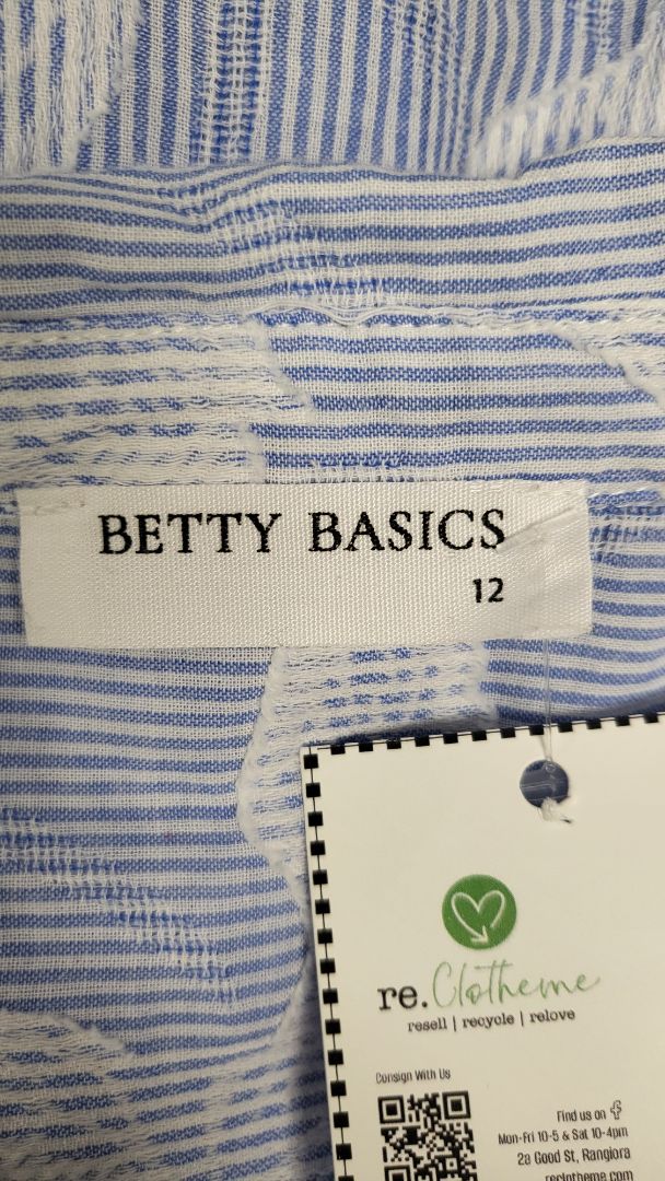 Betty Basics Blue Stripe Shirt (12)