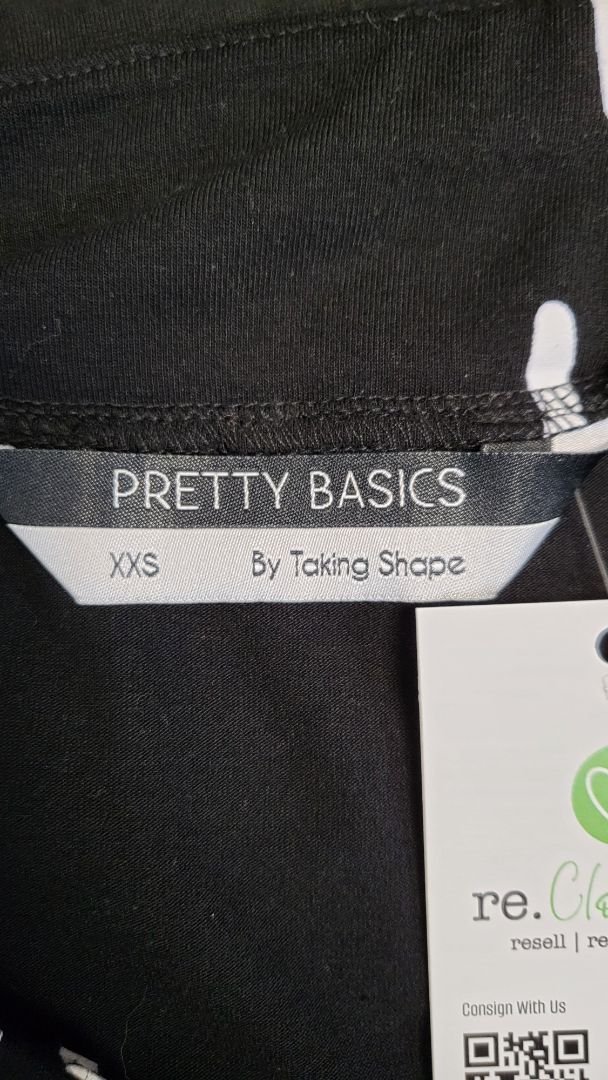 Pretty Basics Black/White Midi Skirt (12)