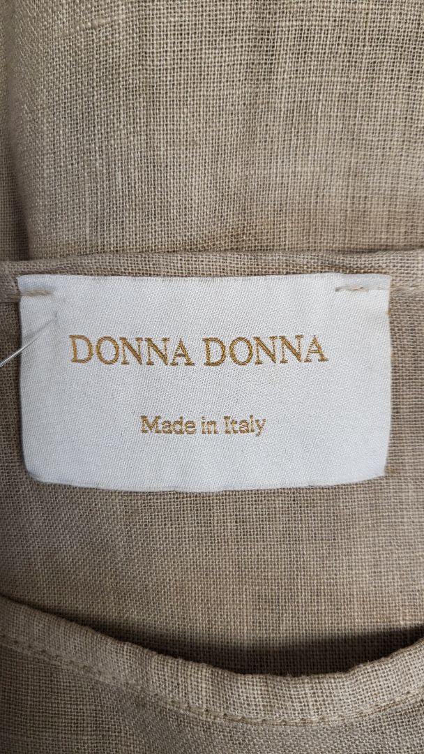 Donna Donna Natural Linen Dress (16)