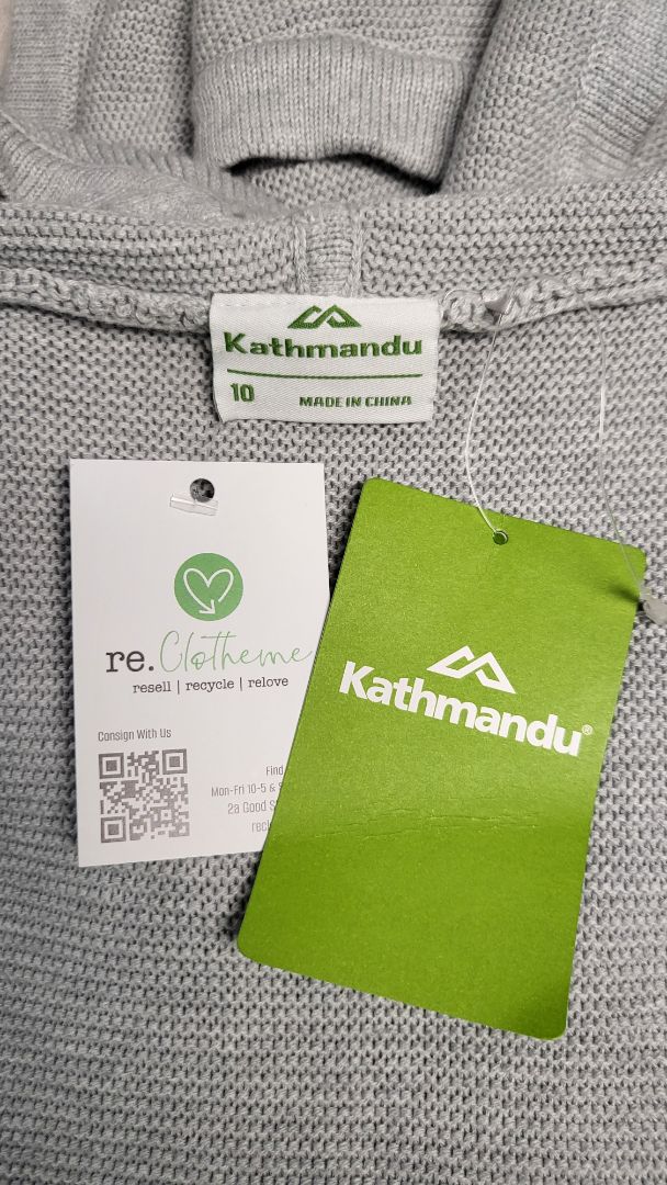 Kathmandu Grey Hooded Wrap Jacket BNWT (10)