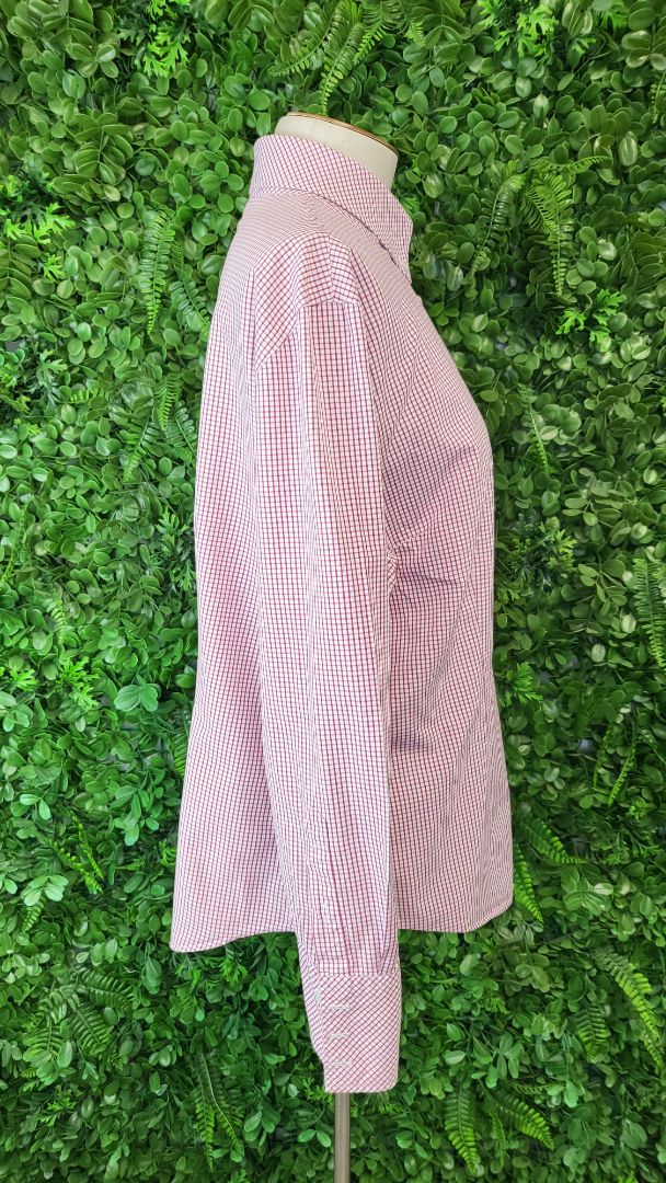RM Williams Red Check Fitted Shirt (14-16)