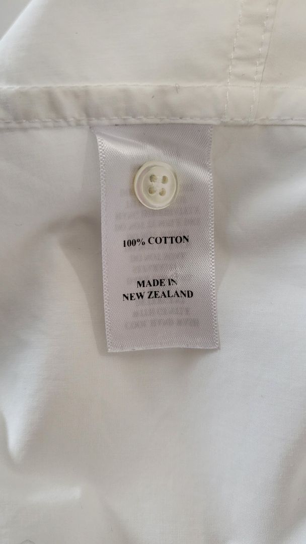 Caroline Sills White Boyfriend Shirt (14)
