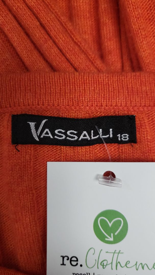 Vassalli Tangerine Ribbed Knit (16-18)