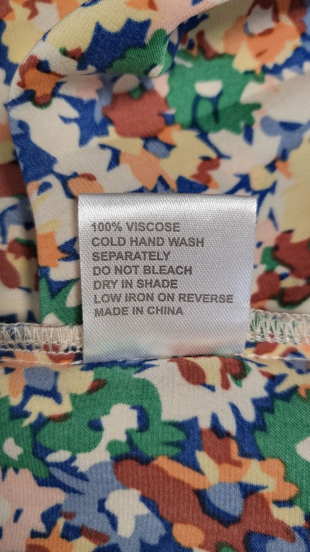 Isle of Mine Print Shirred Waist Dress (16)
