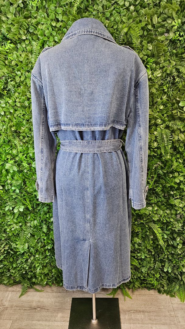 Isle of Mine Blue Denim Trench (10)