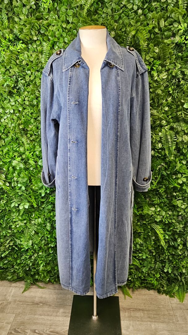 Isle of Mine Blue Denim Trench (10)