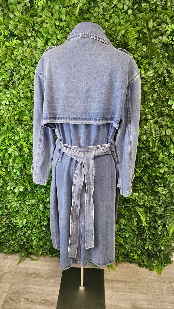 Isle of Mine Blue Denim Trench (10)