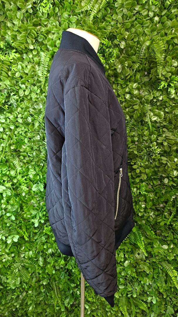 Night Swimming Navy/Khaki Quilted Rev Jacket (10-12)