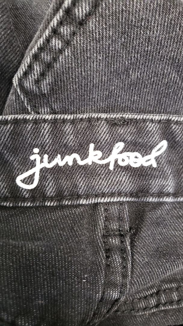 JunkFood Black Wide Leg Jean (10)