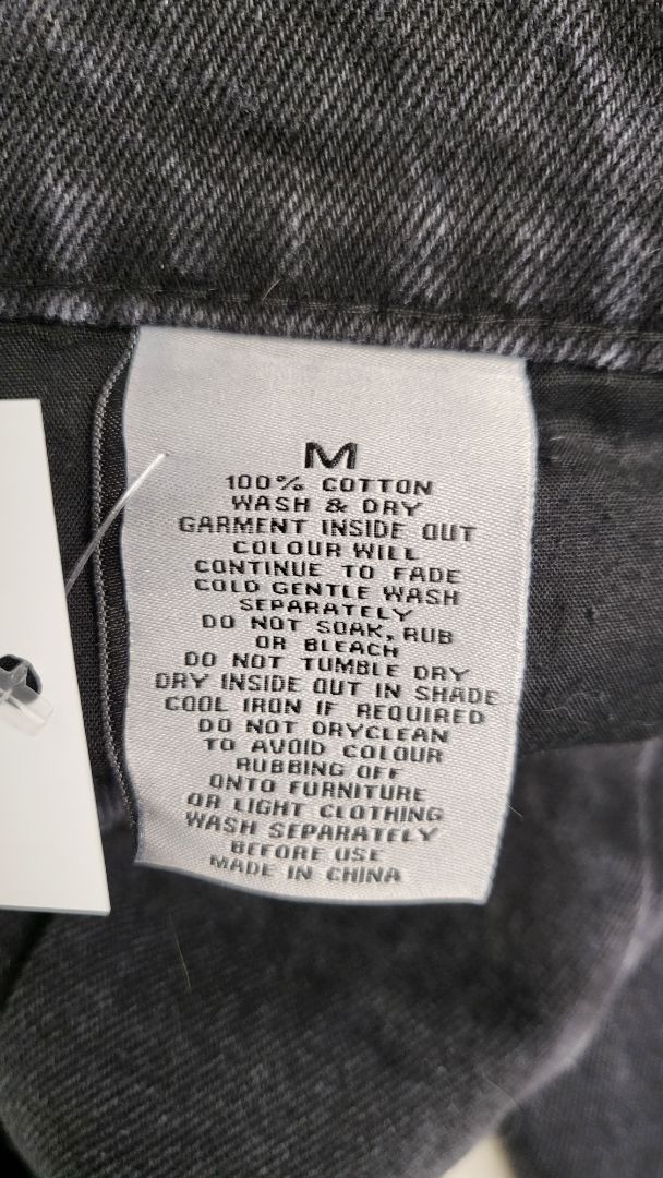 JunkFood Black Wide Leg Jean (10)
