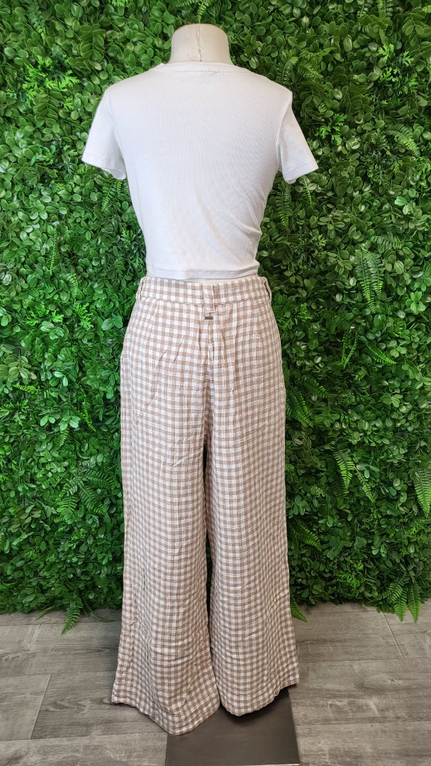Ghanda Check Wide Leg Pant (12)