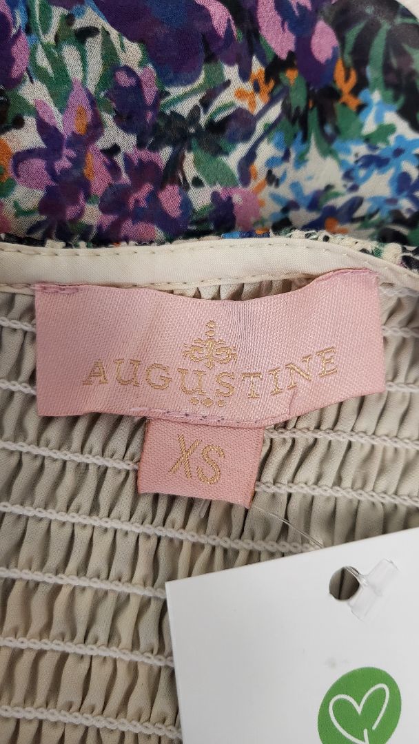 Augustine Floral Shirred Dress (8)