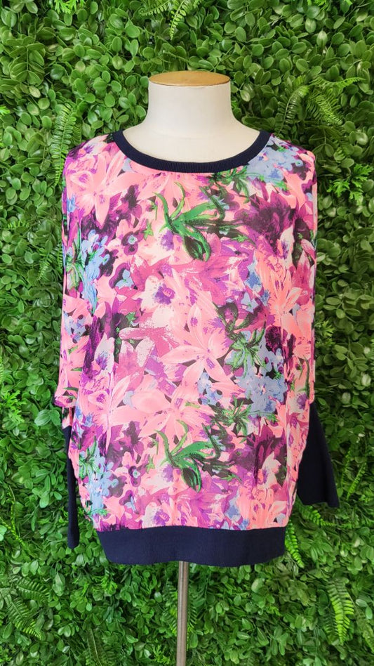 Charlo Pink Floral Top (8-10)