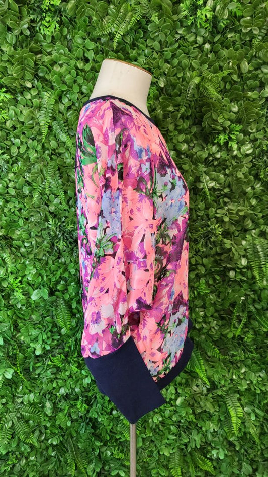 Charlo Pink Floral Top (8-10)