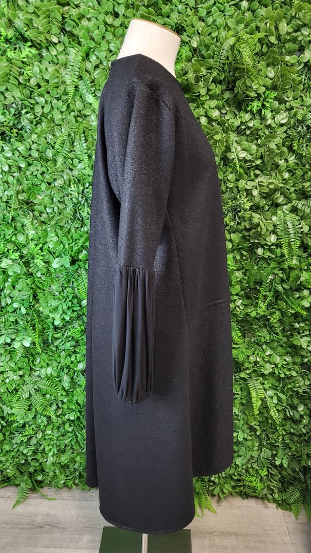 Golden Black Merino Dress (12)